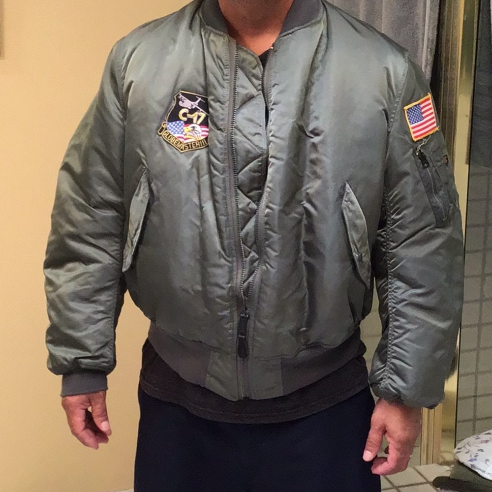 Alpha Industries MA-1 bombers jacket sized XXLG. - Picture 13 of 13